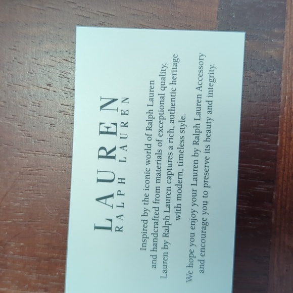 Lauren Ralph Lauren Tan Leather Purse - Picture 7 of 8